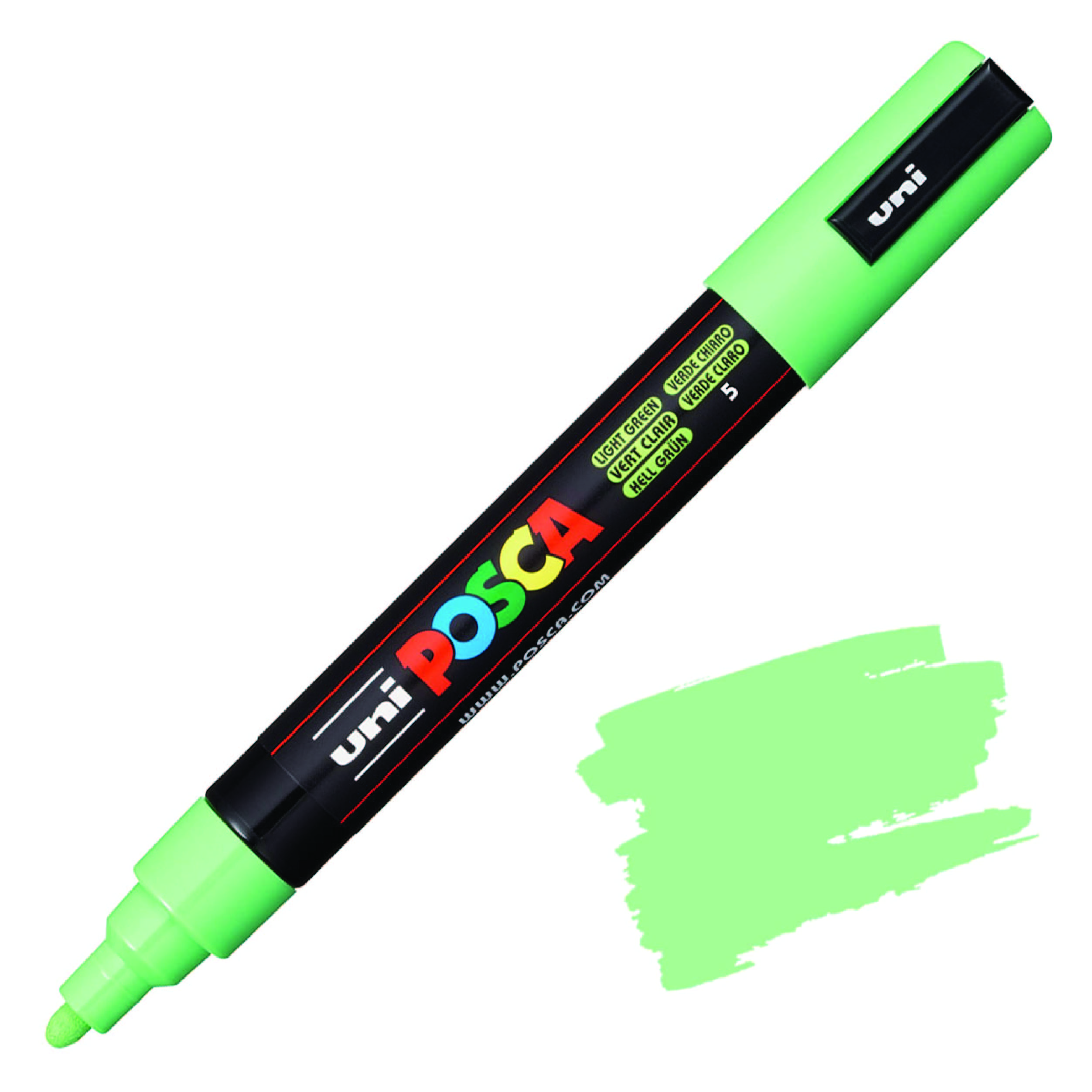 Marker Medium Tip 1.8-2.5mm Light Green POSCA Uni